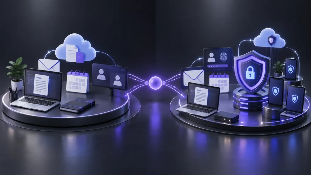Microsoft 365 Business Standard ve Business Premium kapsam karşılaştırması